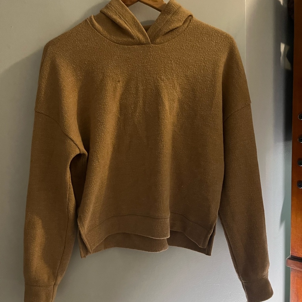 Abercrombie & Fitch Tan Cowl Neck Sweater